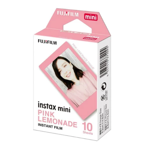 Fujifilm Instax Paper Mini Pink Lemonade 10 Sheet